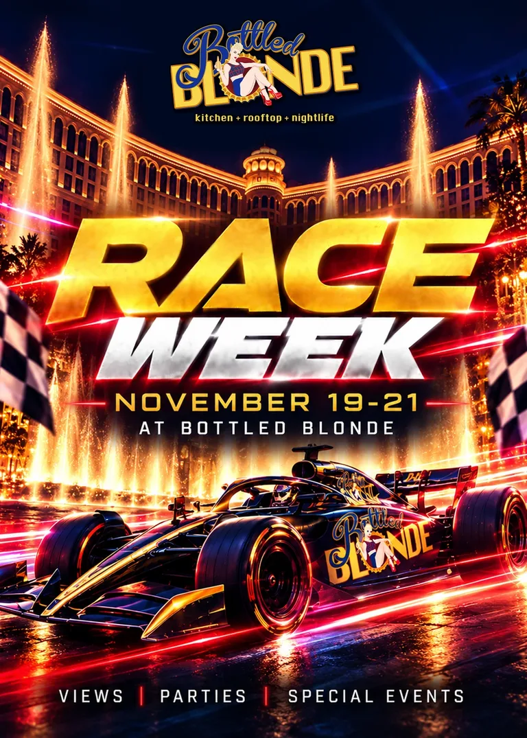 Race Week at Bottled Blonde, November 19-21: views, parties and special events